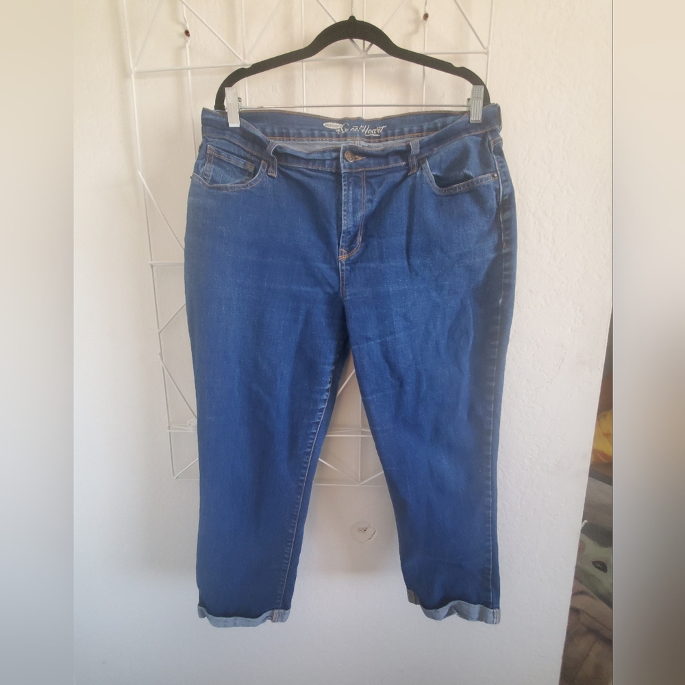 OLD NAVY Dark-wash Blue Women's Jeans #3